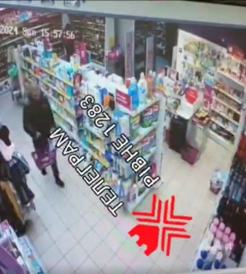 Камери зафіксували, як чоловік обікрав магазин у Рівному (ВІДЕО)