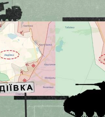 Карта бойових дій в Україні 22 січня