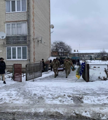 У Ківерцях попрощалися з військовим Валерієм Павлюком