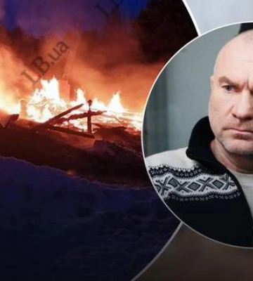 Згорів до тла: у Чернігівській області сталася пожежа у заміському будинку бізнесмена Мазепи