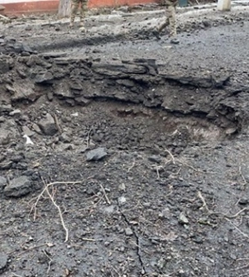 Ракетный удар по Краматорску: разрушено админздание