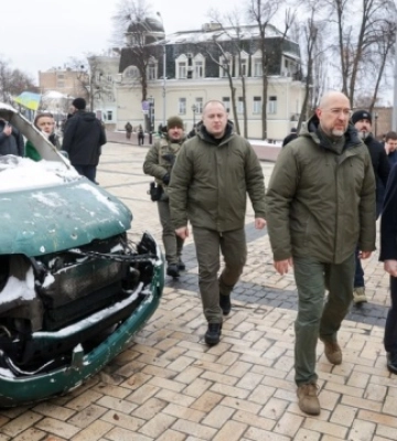 Шмигаль і Туск у Києві вшанували пам’ять полеглих воїнів