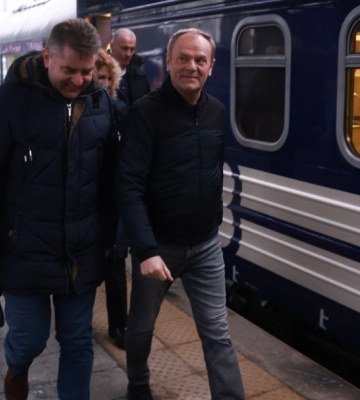 В Украину прибыл премьер Польши Дональд Туск