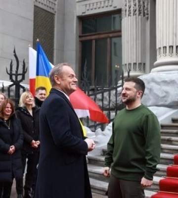 Зеленський зустрівся із Туском: &quot;Є новий польський оборонний пакет&quot;. ВIДЕО