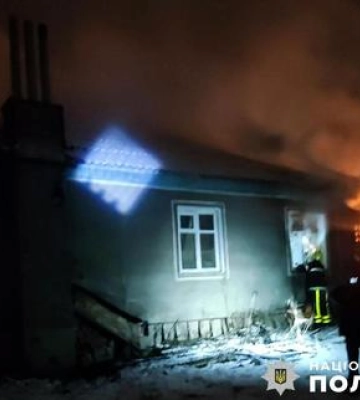 На Полтавщині в палаючому будинку загинув чоловік