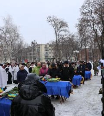 Полтавська громада провела в останню дорогу чотирьох загиблих Героїв