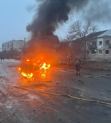 росіяни обстріляли Куп’янськ на Харківщині: є загиблий та поранений