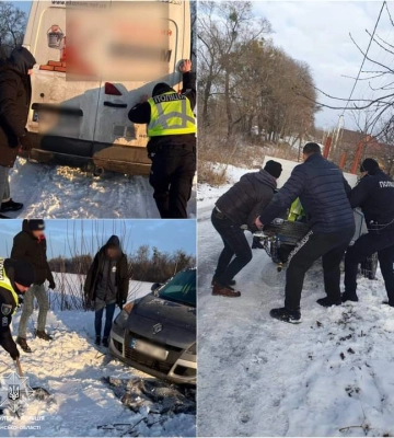 Примчали на допомогу водіям, які потрапили у скруту