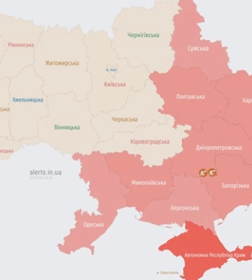 Схід і південь України стрімко охопила повітряна тривога через загрозу пусків крилатих ракет з літаків Ту-95МС
