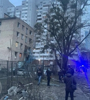 В результате ракетной атаки на Киев погибла женщина