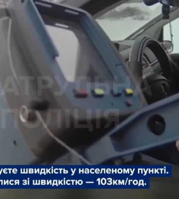 У водія, який перевищив швидкість, сумські патрульні виявили ознаки сп&#039;яніння