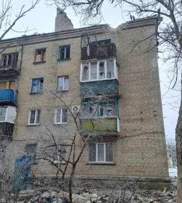 Через російські обстріли на Донеччині пошкоджено 29 приватних будинків та 10 багатоповерхівок
