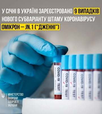 Новий штам коронавірусу «Дженні»: скільки хворих зафіксовано в Україні