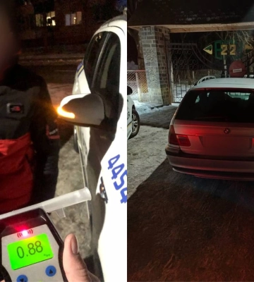 У Сарнах патрульні виявили нетверезого неповнолітнього за кермом BMW