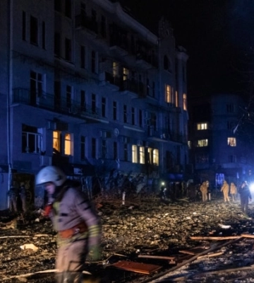 Ввечері 23 січня ворог втретє атакував Харків ракетами 