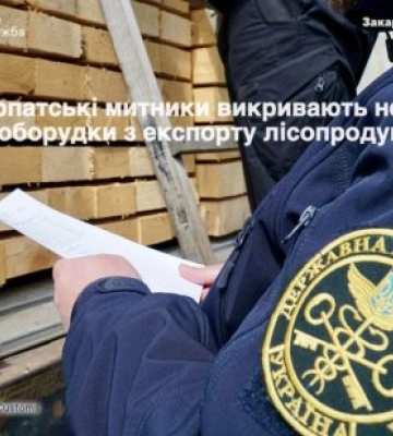 Надійний заслін: закарпатські митники все більше викривають лукаві оборудки з експорту лісової продукції