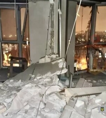 Вночі Одесу знову атакували &quot;шахеди&quot;, пошкоджена багатоповерхівка. ВІДЕО+ФОТО