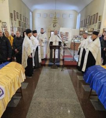 У Полтаві влаштували прощання із воїнами Віктором Деменком та Едуардом Масаловим