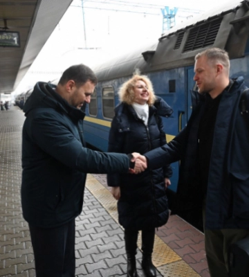 До Києва приїхав глава МЗС Литви Габріелюс Ландсбергіс