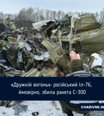 «Дружній вогонь»: російський Іл-76, ймовірно, збила ракета С-300