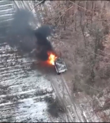 Волинські тероборонівці підсмажили на Луганщині ще одну ворожу “мотолигу” (відео)