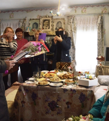 Жительку Лебединщини привітали із 100-річчям