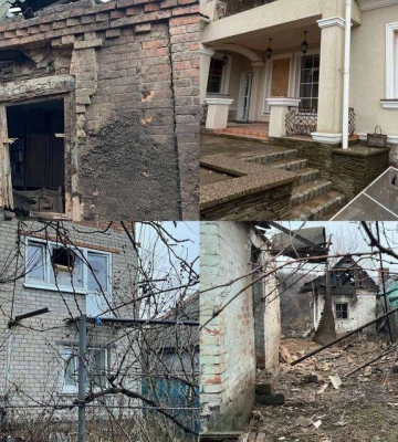 Под артиллерийский огонь россиян попал Никополь и Марганецкая громада