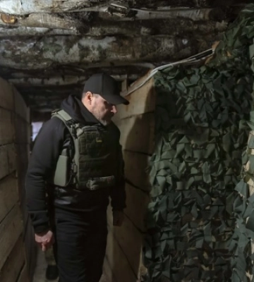 Клименко і Дейнеко відвідали бійців бригади «Сталевий кордон» на Харківщині