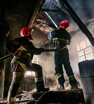 Через несправність пічного опалення на Черкащині гасили чотири пожежі