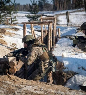 Карта бойових дій в Україні 26 січня