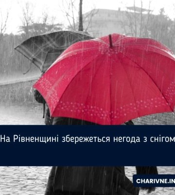 На Рівненщині збережеться негода з снігом