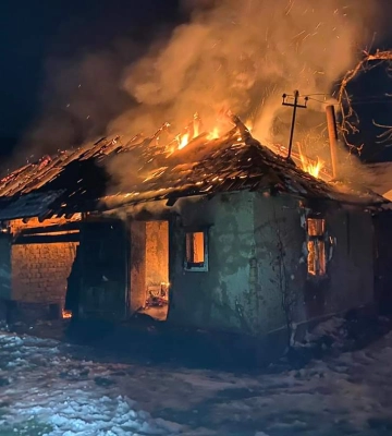 На Закарпатті під час пожежі загинув чоловік
