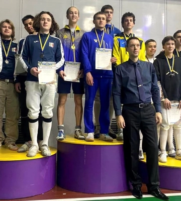 Закарпатські фехтувальники серед призерів юніорського чемпіонату України