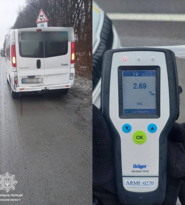 Майже 3 проміле алкоголю в крові: на Дубенщинні патрульні виявили п&#039;яного водія