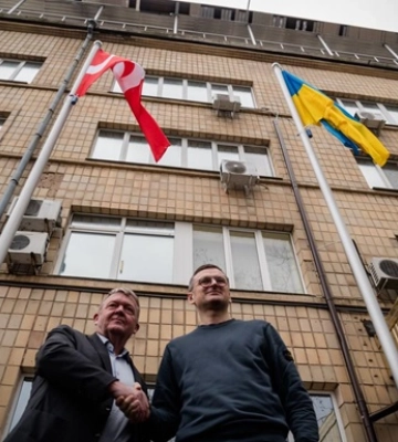 &quot;Данія має серйозний потенціал у виробництві дронів&quot; — міністр ЗС України Кулеба під час візиту до Миколаєва