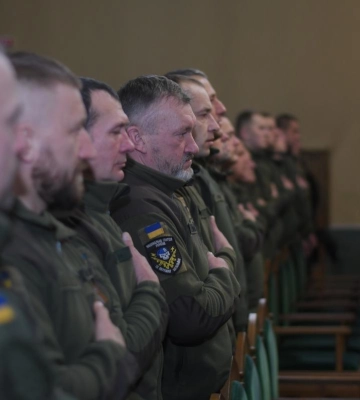 28 річниця створення військової частини: у Рівному привітали нацгвардійців