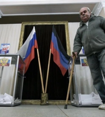 Росіяни на Донеччині видають гуманітарку в обмін на партквитки «Єдиної Росії» − ЦНС