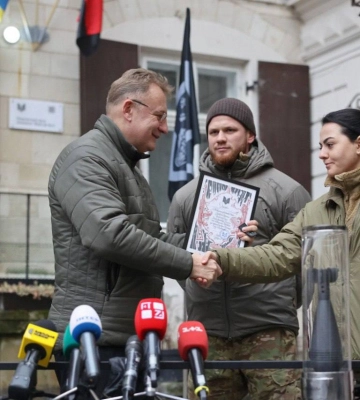 У Львові відкрився рекрутинговий центр батальйону «Вовки Да Вінчі»