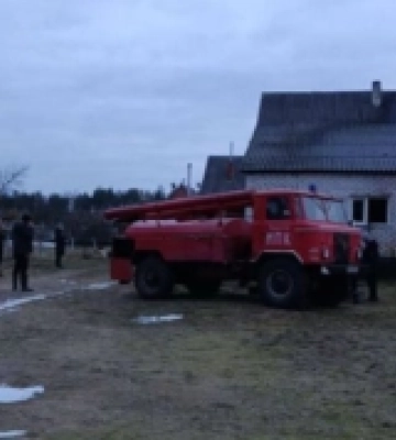 У селі на Волині горів будинок
