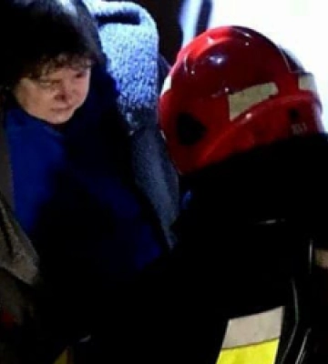 Рятувальники гасили пожежу в львівському геріатричному пансіонаті (ФОТО)
