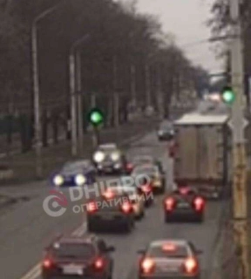 В Днепре на Сергея Нигояна столкнулись авто: видео момента
