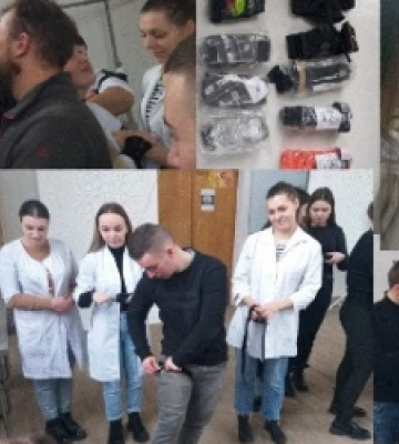 Інструктор з тактичної медицини провів практичне заняття для студентів ЛНМУ