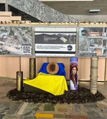 Відео з дронів та 3D-моделювання: у Полтаві запрацювала виставка «Війна впритул»