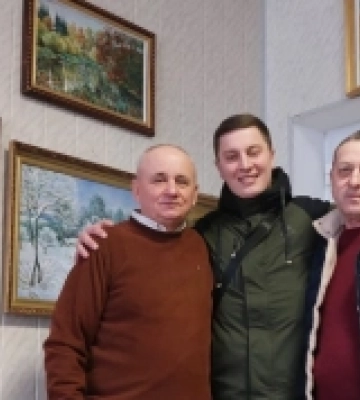 Світ очима художника: Євген Лавренюк приймав вітання з ювілеєм на персональній виставці у Рожищі. ФОТО