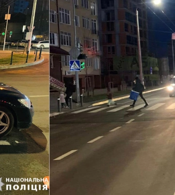 У Франківську на переході збили чоловіка