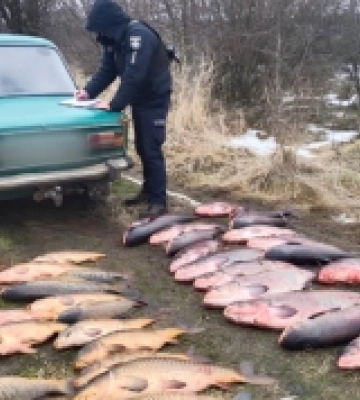 У Первомайському районі  на Миколаївщині правоохоронці викрили трьох браконьєрів