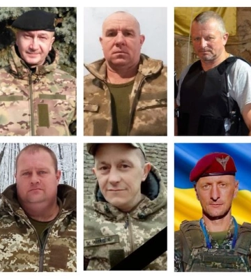 Шестеро воїнів з Рівненщини пішли на небо