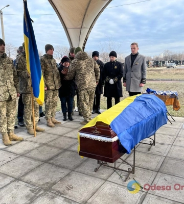 В Одесі провели в останній шлях загиблого прикордонника