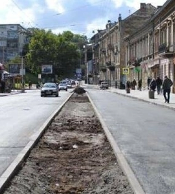 Рух транспорту вулицею Шота Руставелі в Одесі обмежили до 20 травня