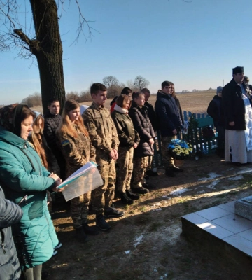 У селі на Волині відкрили пам&amp;#039;ятну дошку на честь полеглого Героя